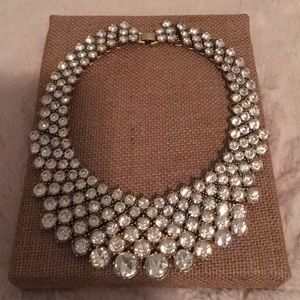 20% OFF J CREW EUC crystal & gold necklace